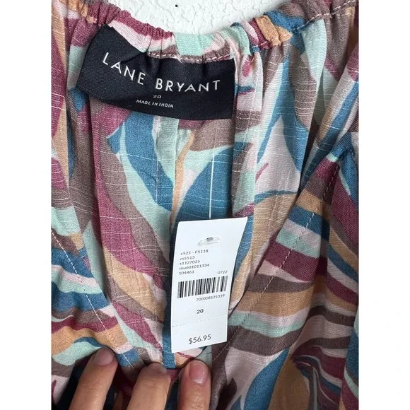 Lane Bryant Cold-Shoulder Cami Top With Adjustable Straps Size 20 Plus NEW - Picture 5 of 14